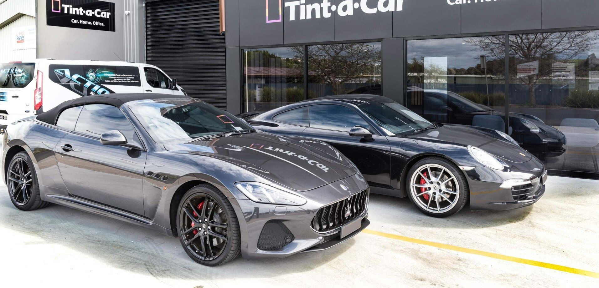 Maserati and Porsche — Automotive Window Tinting