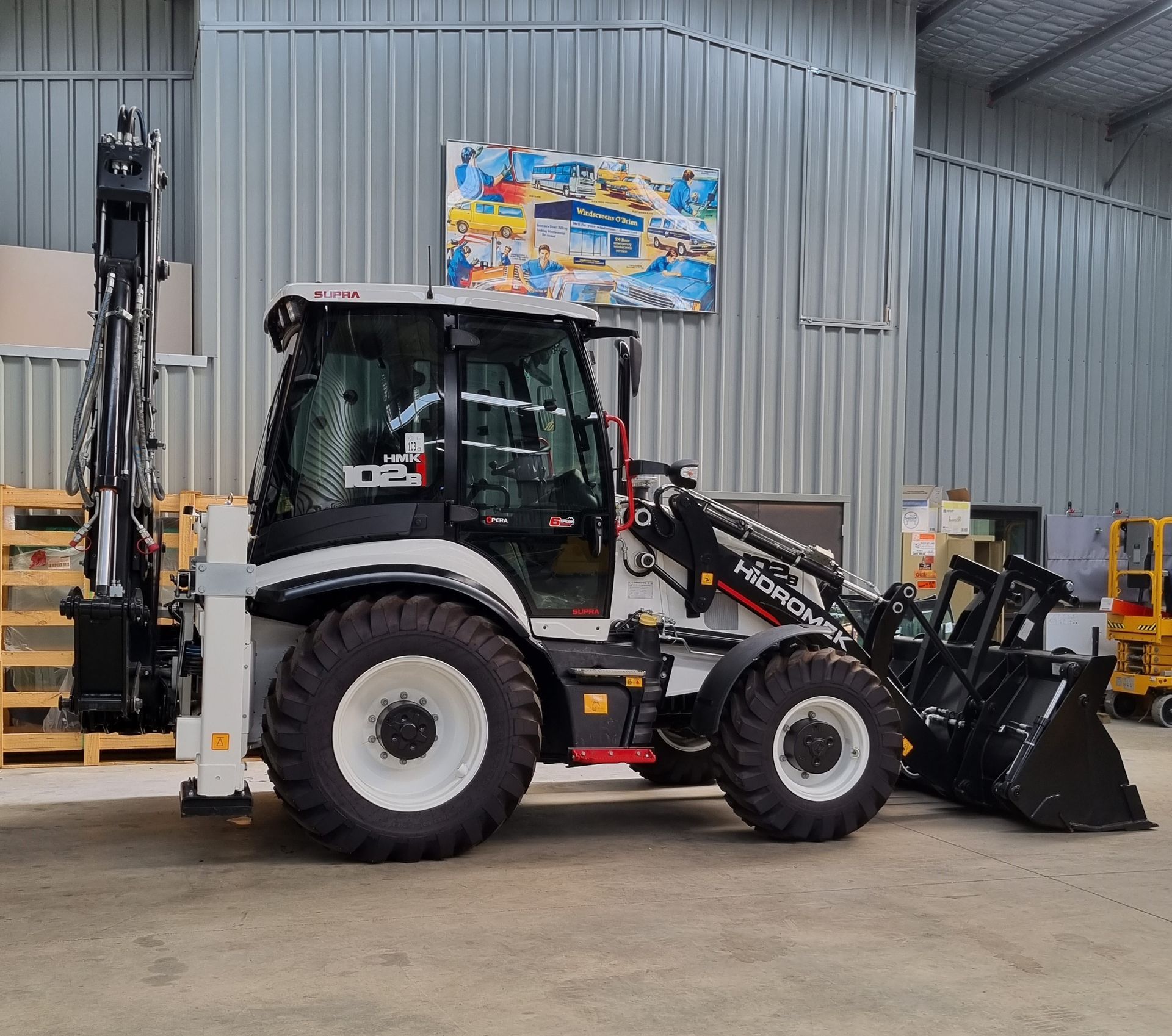 Hidromek Supra Tractor — Window Tinting
