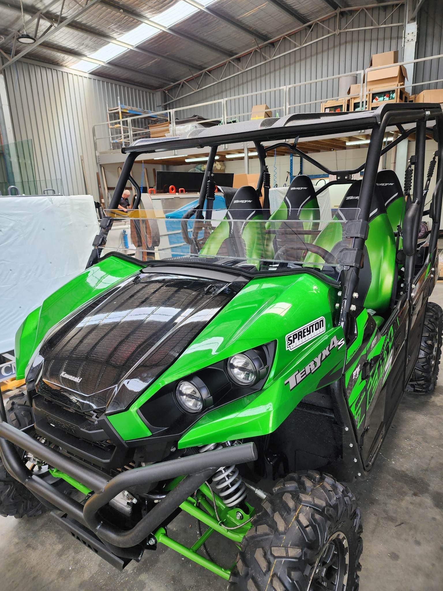 Kawasaki Teryx — Front Screen Cut, Supply and Fit