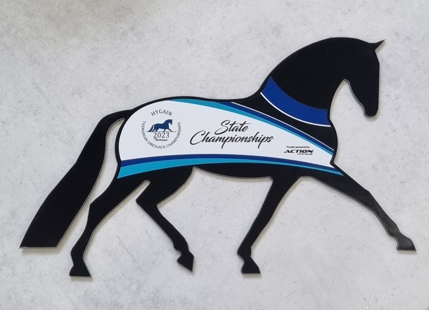 Horse Silhouette — Hygain Tasmanian Dressage Championships