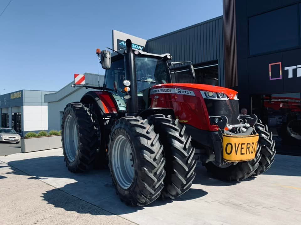 Massey Ferguson 8737 Tractor — Cab Window Tinting